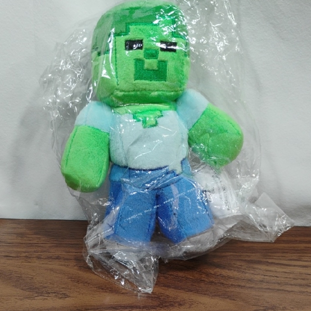 Minecraft Zombie Plush 7"